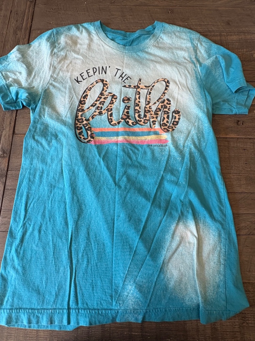 Boutique Small Blue Christian Shirt